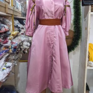 Pink Shirtdress