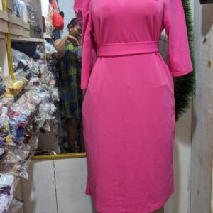 Pink Sheath Dress