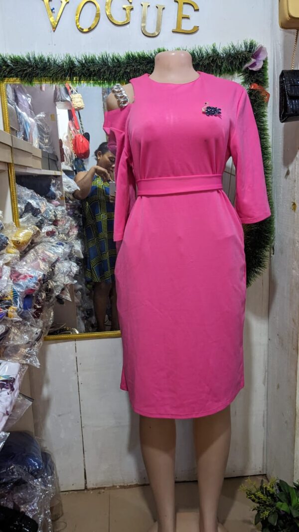 Pink Sheath Dress